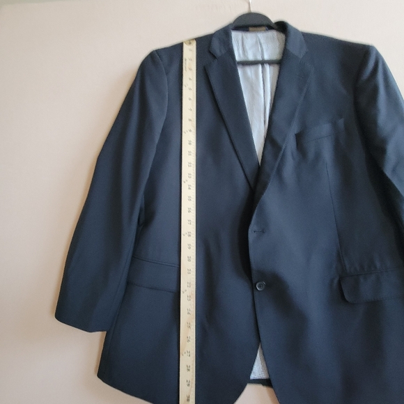 Brooks Brothers Fitgerald Black Blazer  Wool Blend Old money career Size 48R‎ - Picture 4 of 11